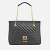 Love Moschino Women's Quilted Large Shopper Tote Bag - Black - Image 1