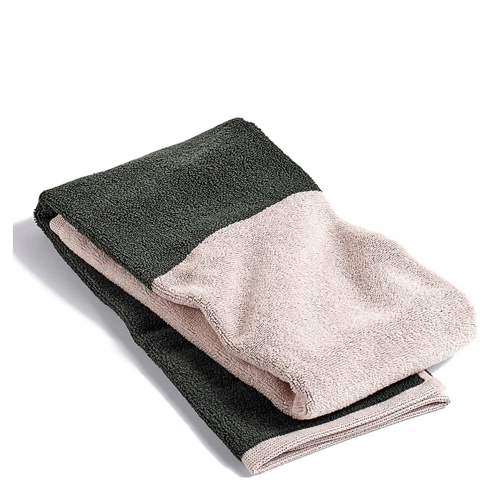 HAY Compose Guest Towel - Green Image 1