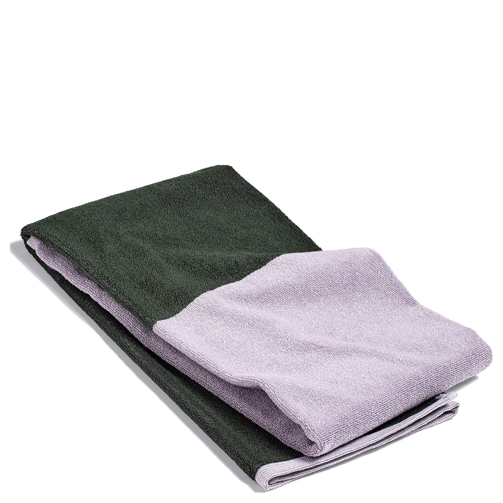 HAY Compose Bath Towel - Green Image 1