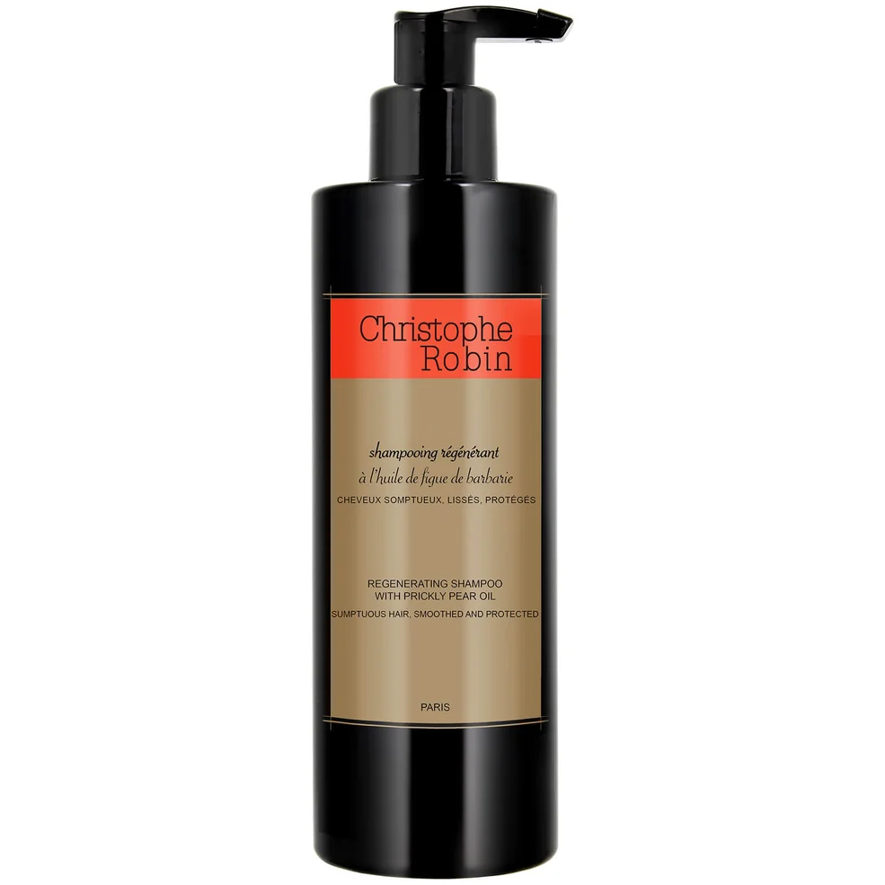 Christophe Robin Regenerating Shampoo with Prickly Pear Oil 400ml Image 1