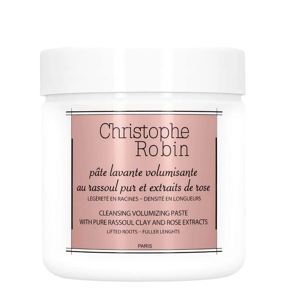 Christophe Robin Cleansing Volumising Paste with Pure Rassoul Clay and Rose Extracts 250ml Image 1