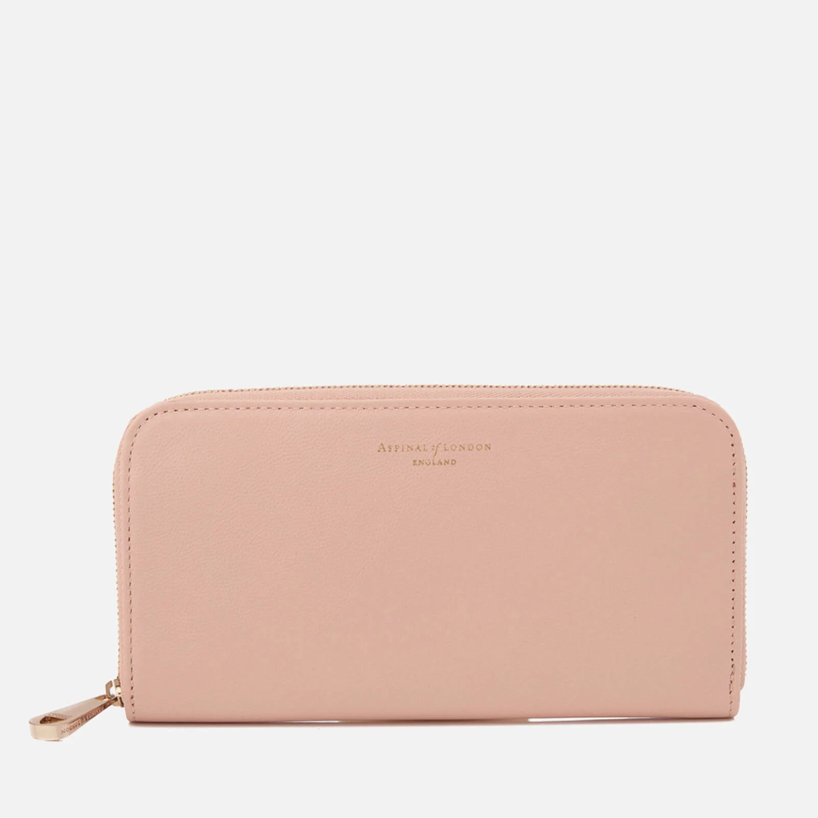 Aspinal of London Women's Continental Clutch Wallet - Peach Gold Image 1