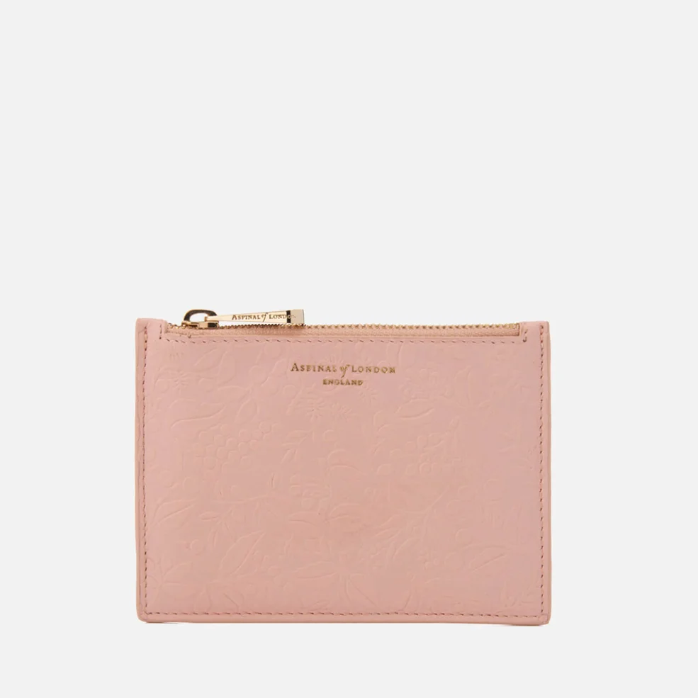 Aspinal of London Women's Essential Pouch Small - Peach Image 1