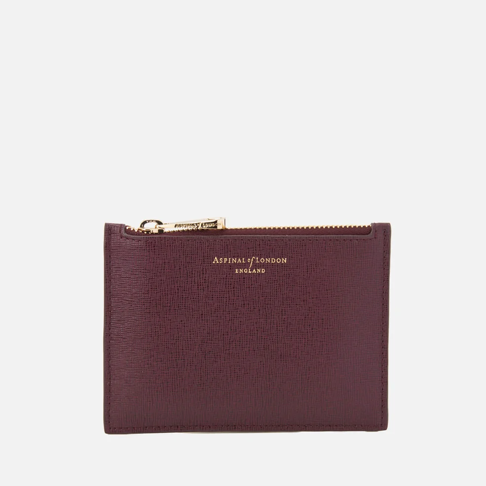 Aspinal of London Women's Essential Pouch Small - Burgundy Image 1