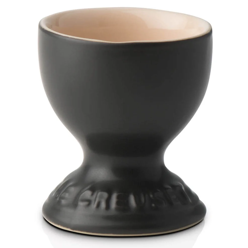 Le Creuset Stoneware Egg Cup - Satin Black Image 1