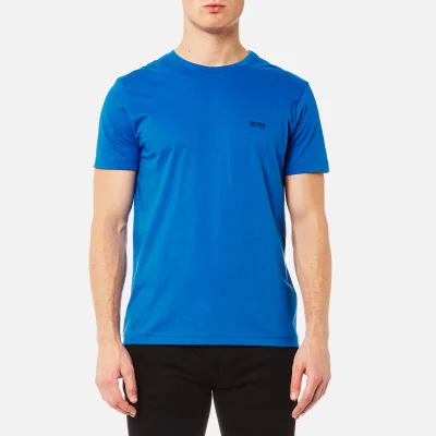 BOSS Green Men's Small Logo T-Shirt - Victoria Blue