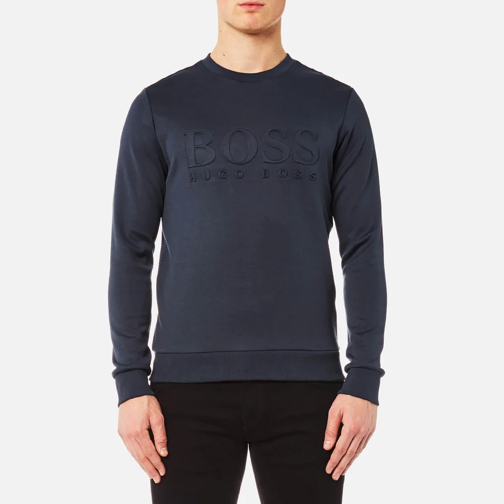 BOSS Green Men's Salbo Sweatshirt - Blue Image 1