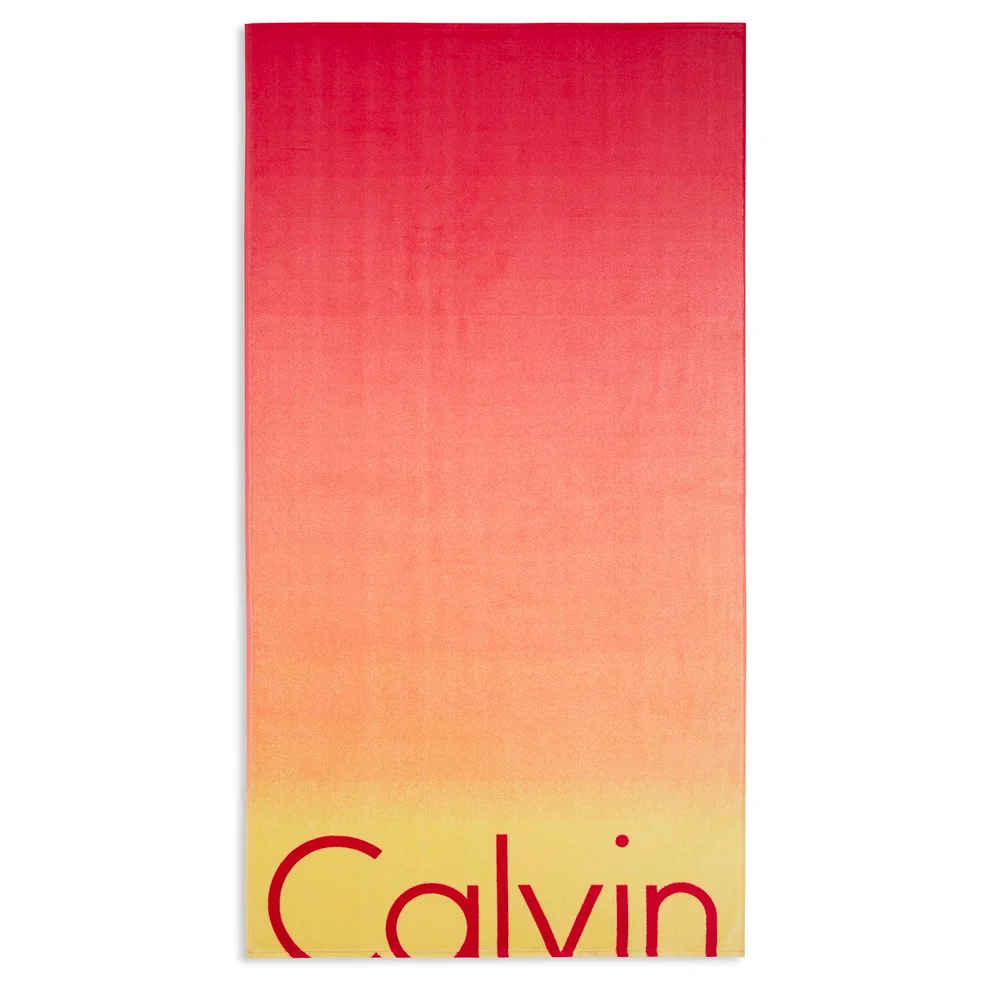 Calvin Klein Ombre Sunrise Beach Towel Image 1