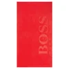 Hugo BOSS Carved Beach Towel - Red Flag - Image 1