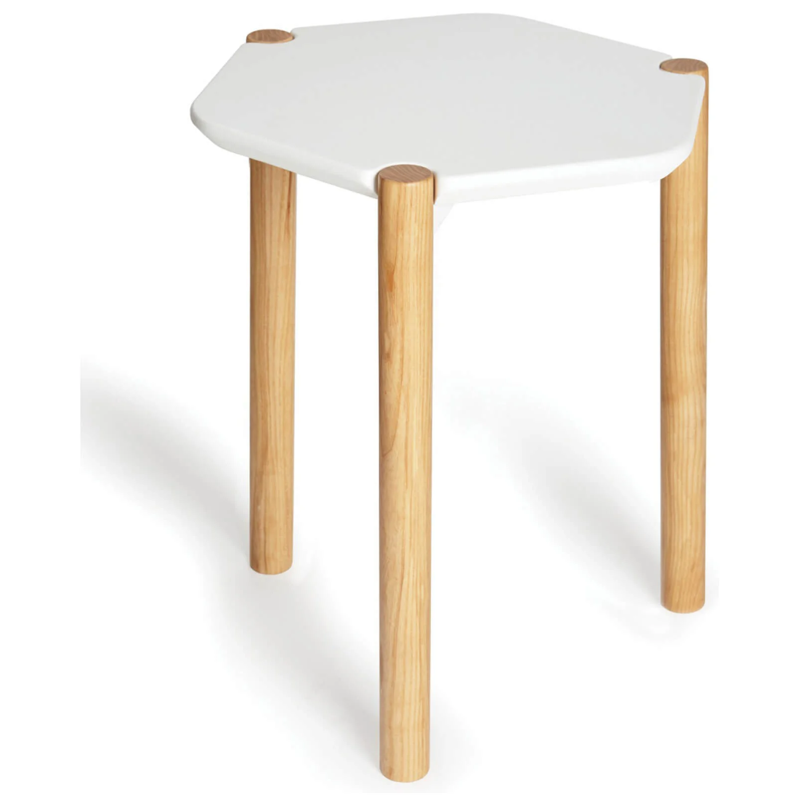 Umbra Lexy Side Table - White Natural Image 1