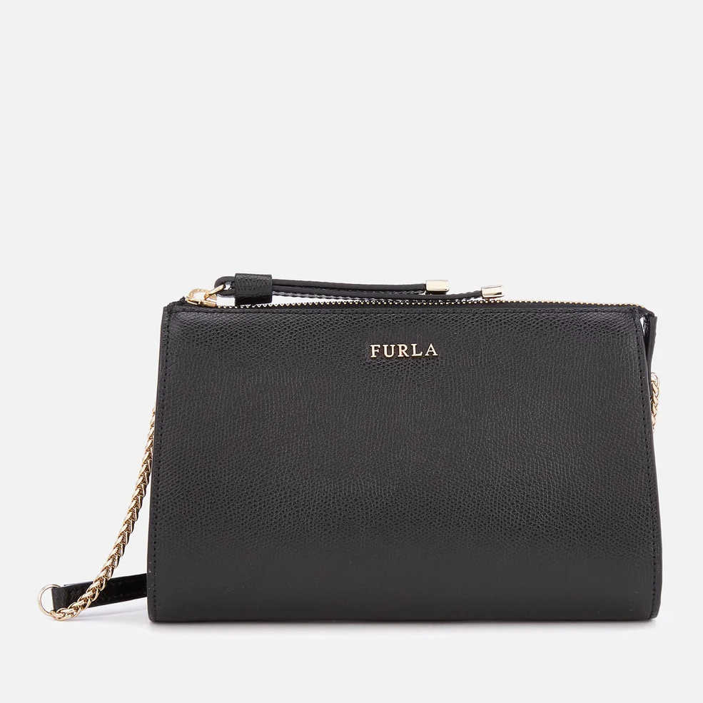 Furla Women's Luna Xl Cross Body Bag Pouch - Black Image 1