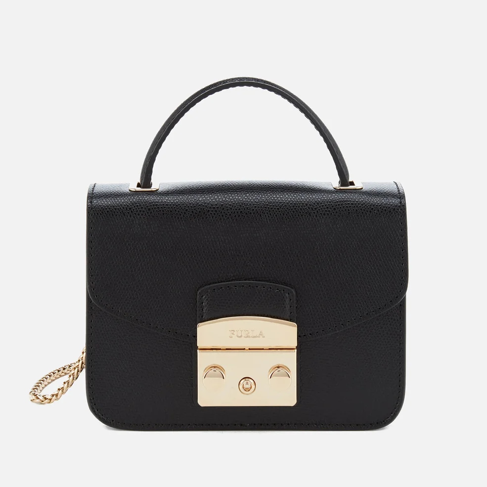 Furla Women's Metropolis Mini Top Handle Bag - Black Image 1
