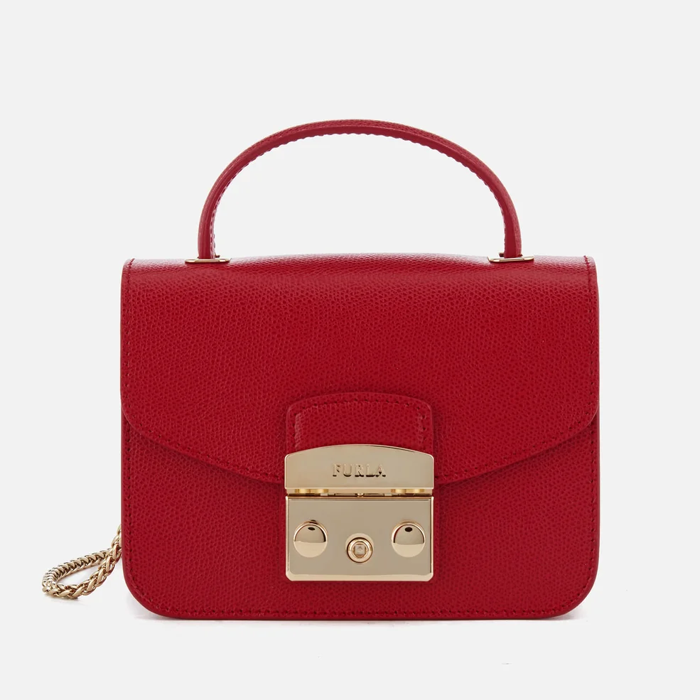 Furla Women's Metropolis Mini Top Handle Bag - Ruby Image 1
