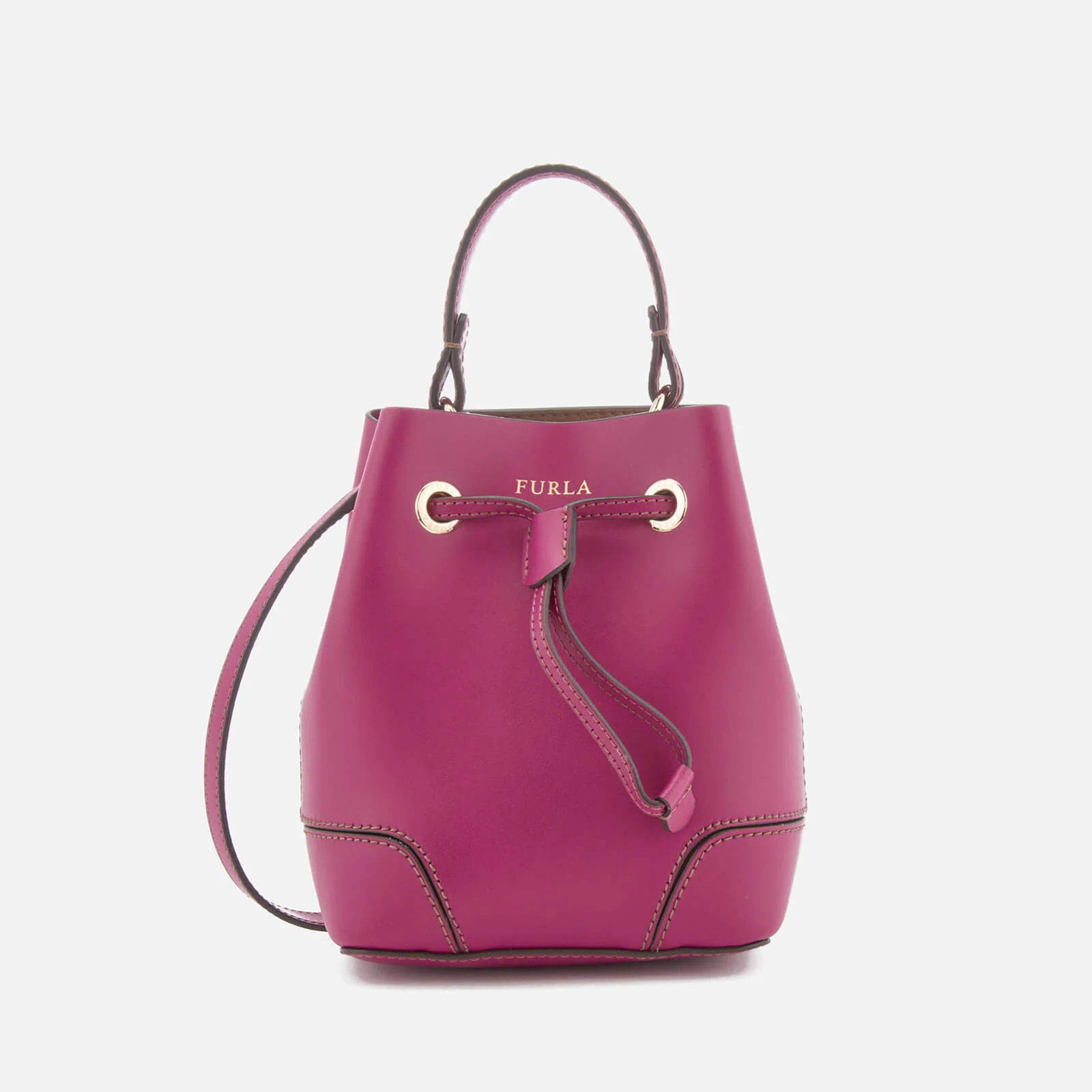 Furla Women's Stacy Mini Drawstring Bag - Pink Image 1