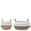 Bloomingville Raffia Baskets - Set of 2 - Image 1