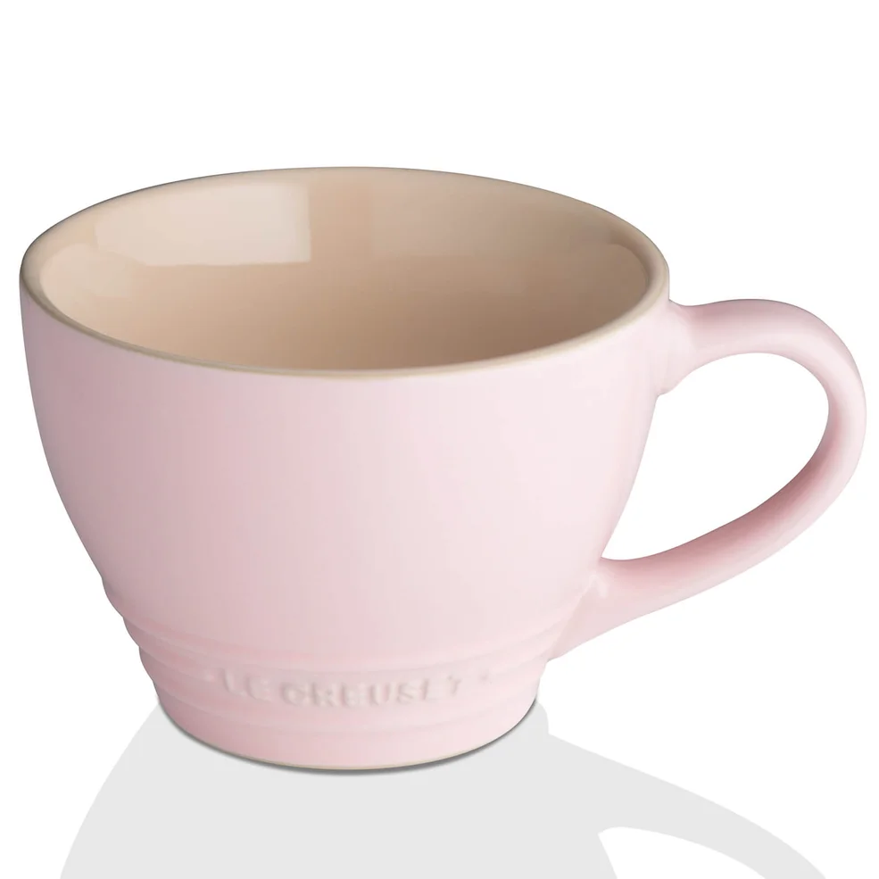 Le Creuset Stoneware Grand Mug - 400ml - Chiffon Pink Image 1