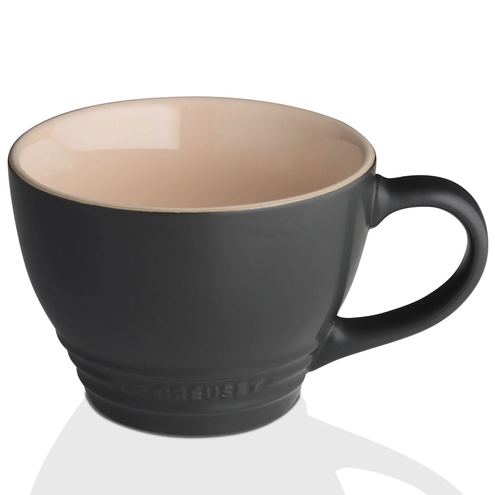Le Creuset Stoneware Grand Mug - 400ml - Satin Black Image 1