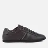 BOSS Green Men's Shuttle Leather Low Top Trainers - Black - Image 1