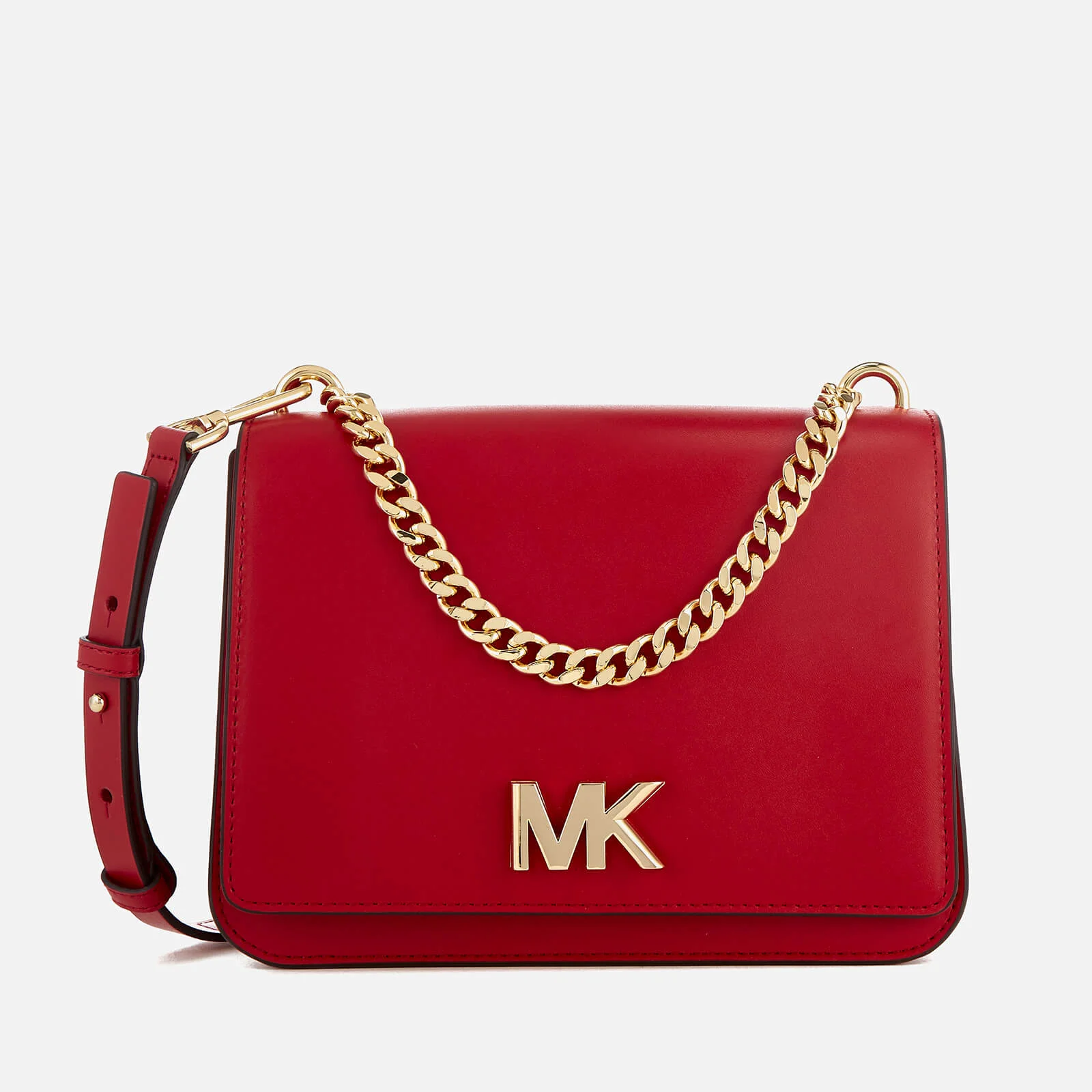 MICHAEL MICHAEL KORS Women's Mott Large Chain Swag Shoulder Bag - Bright Red Image 1