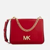MICHAEL MICHAEL KORS Women's Mott Large Chain Swag Shoulder Bag - Bright Red - Image 1
