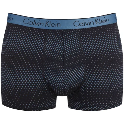 Calvin Klein Men's CK One Cotton Trunk Boxers - Range Dots Copen Blue