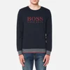 BOSS Hugo Boss Men's Authentic Round Neck Sweatshirt - Dark Blue - Image 1
