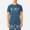 BOSS Hugo Boss Men's Large Logo T-Shirt - Blue - Image 1