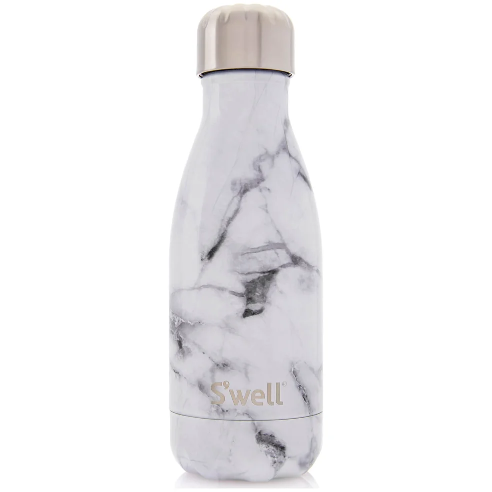 S'well The White Marble Water Bottle 260ml Image 1