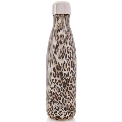 S'well The Khaki Cheetah Water Bottle 500ml
