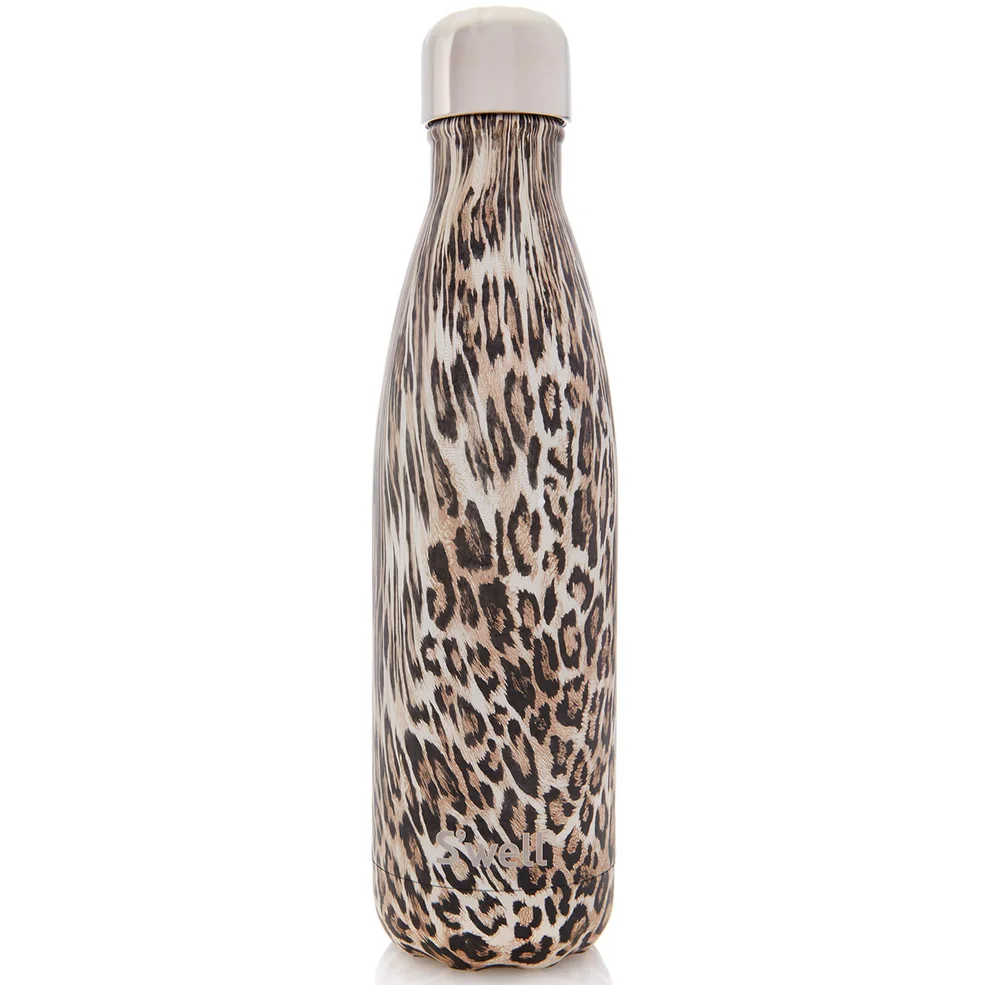 S'well The Khaki Cheetah Water Bottle 500ml Image 1