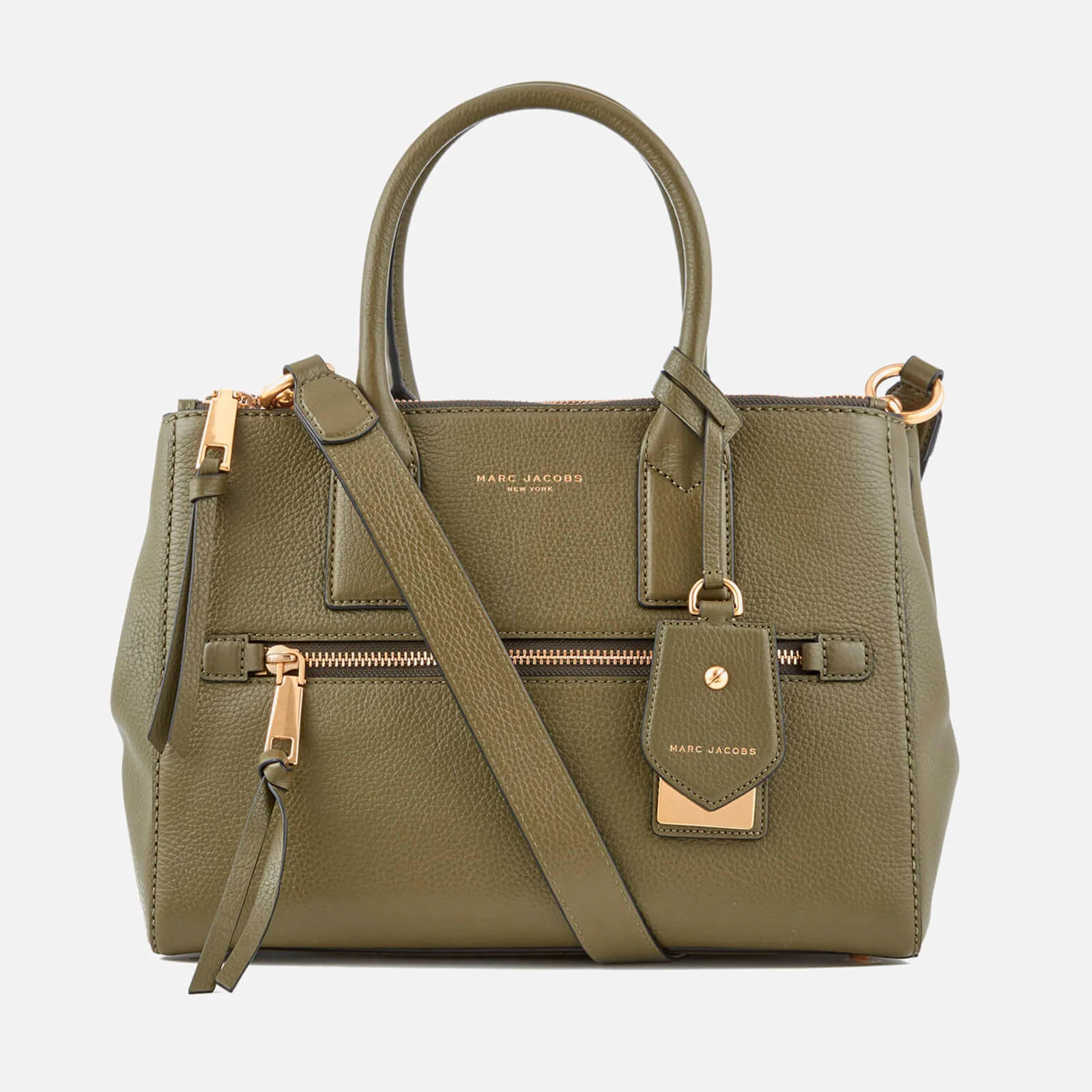 Marc Jacobs Women's Recruit East West Tote Bag - Army Green Image 1