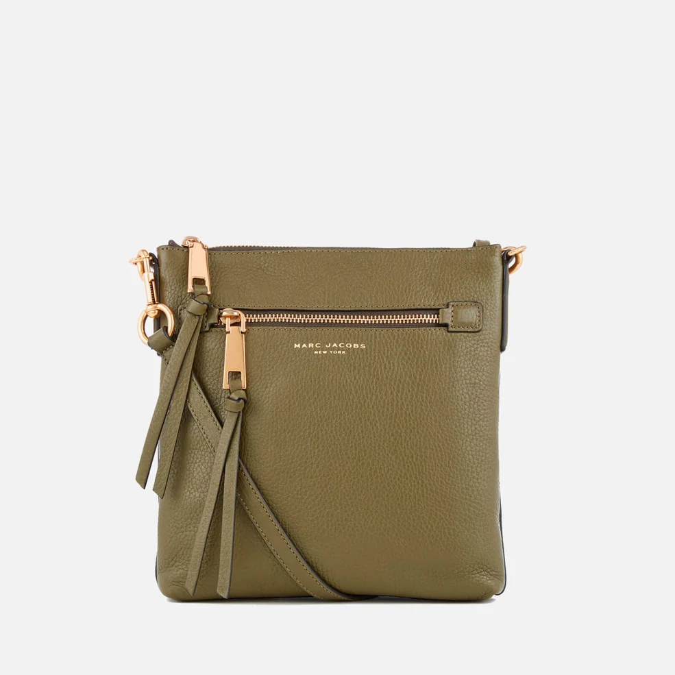 Marc Jacobs Women's Recruit North South Cross Body Bag - Army Green Image 1