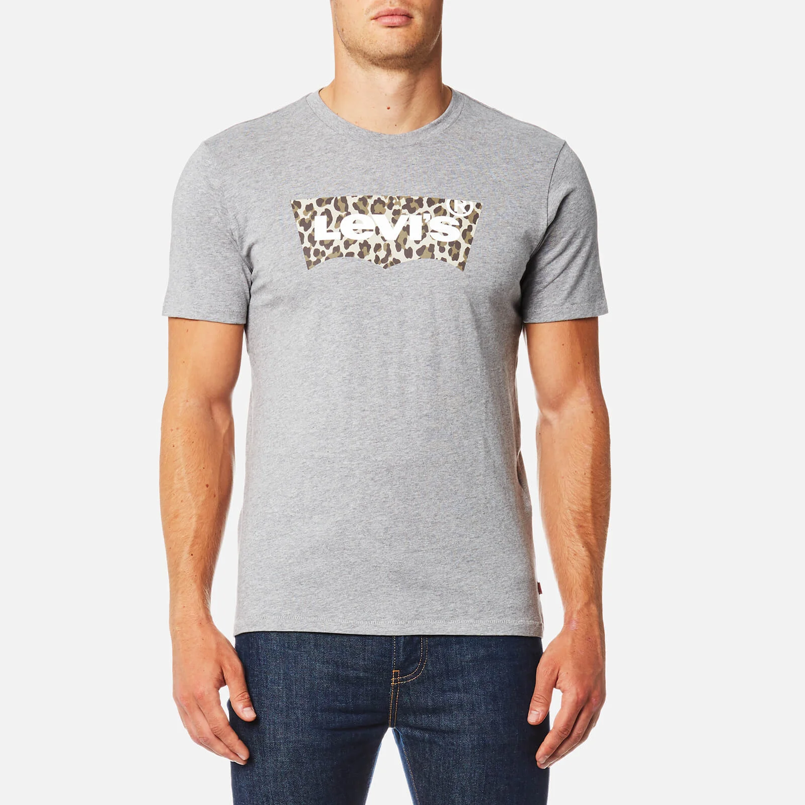 Levi's Men's Housemark Graphic T-Shirt - Leopard Midtone Image 1