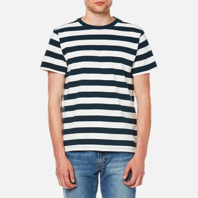 Levi's Men's Mighty T-Shirt - Bass Stripe Marshmallow