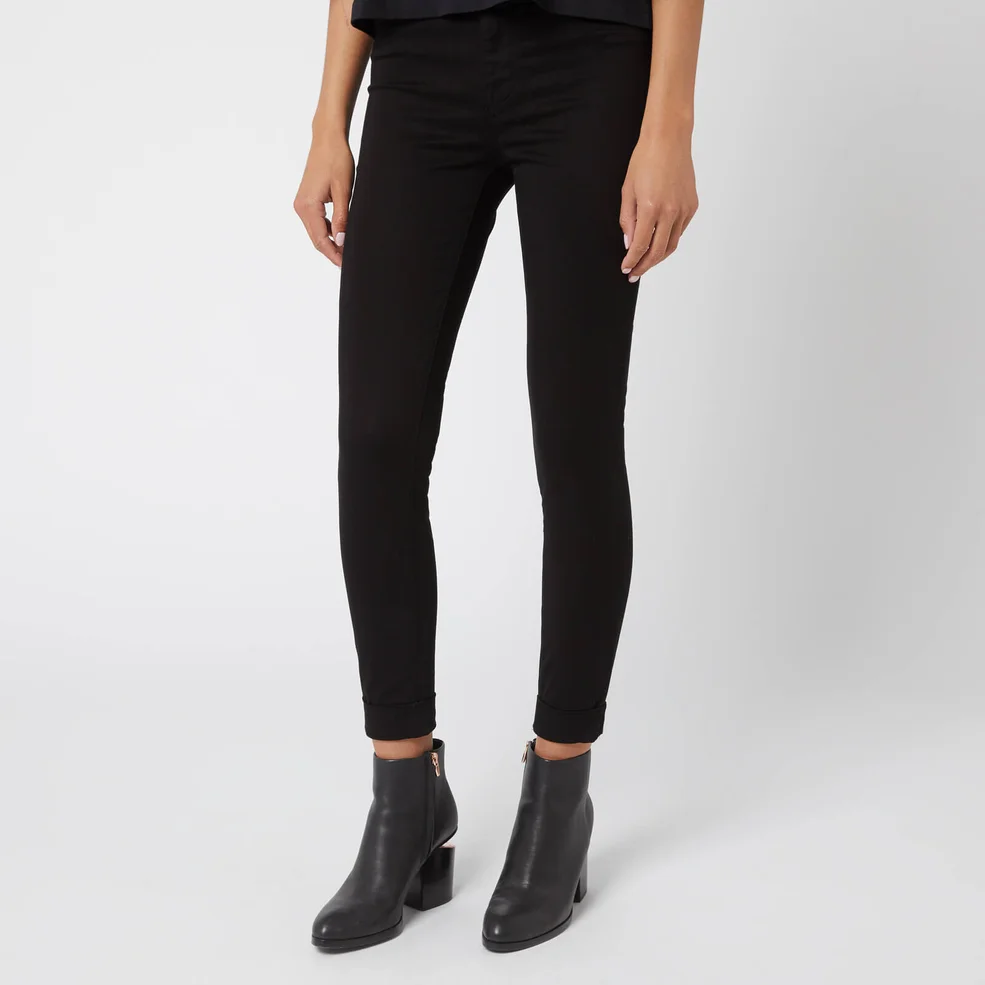 J Brand Women's Anja Jeans - Black Image 1