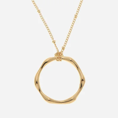 Missoma Women's Molten Necklace On Bobble Chain - Gold