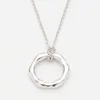 Missoma Women's Silver Mini Molten Necklace On Plain Chain - Silver - Image 1
