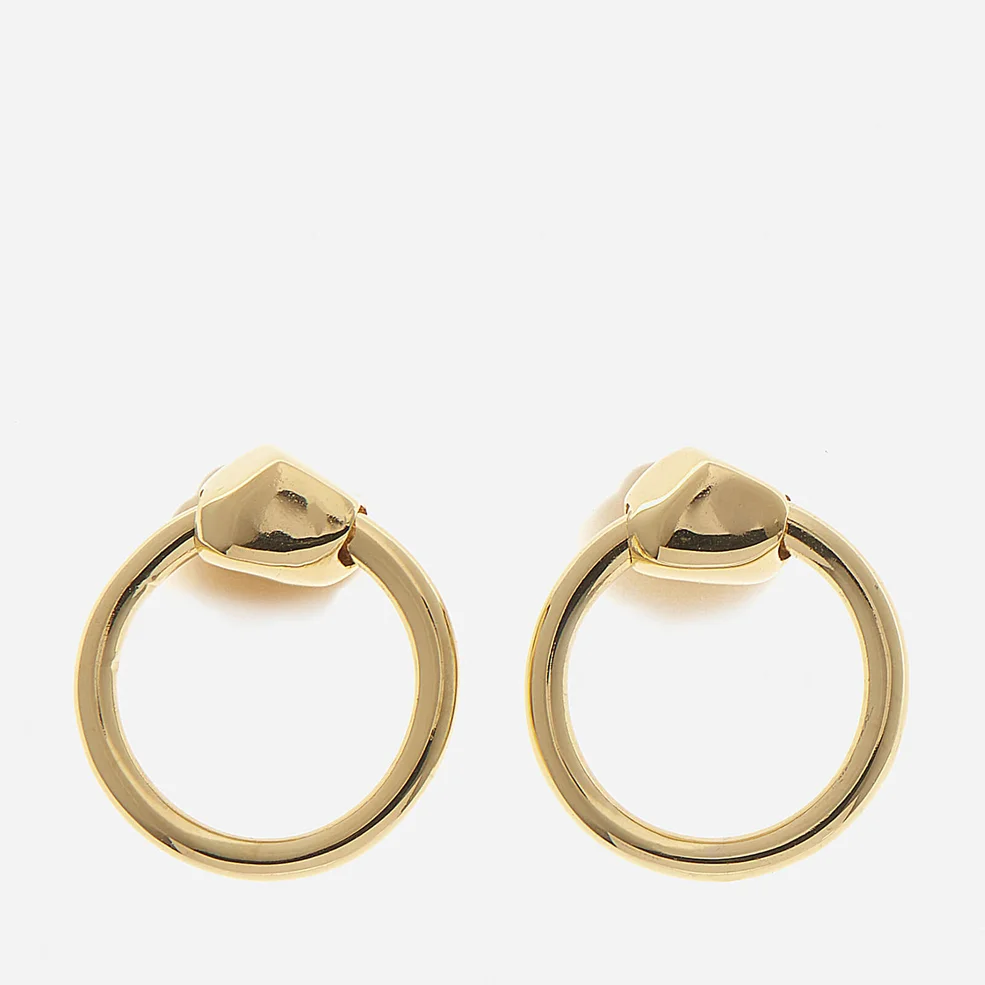 Missoma Women's Gold Nugget Hoops - Gold Image 1