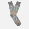 Paul Smith Men's Multi Stripe Socks - Grey - Image 1