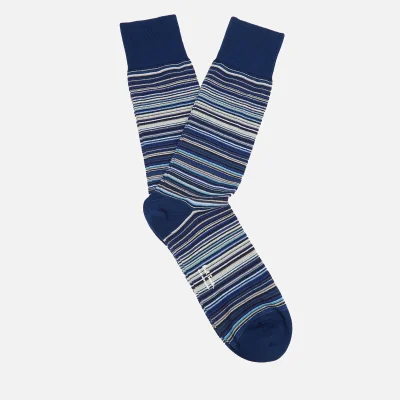 Paul Smith Men's Multi Stripe Socks - Blue