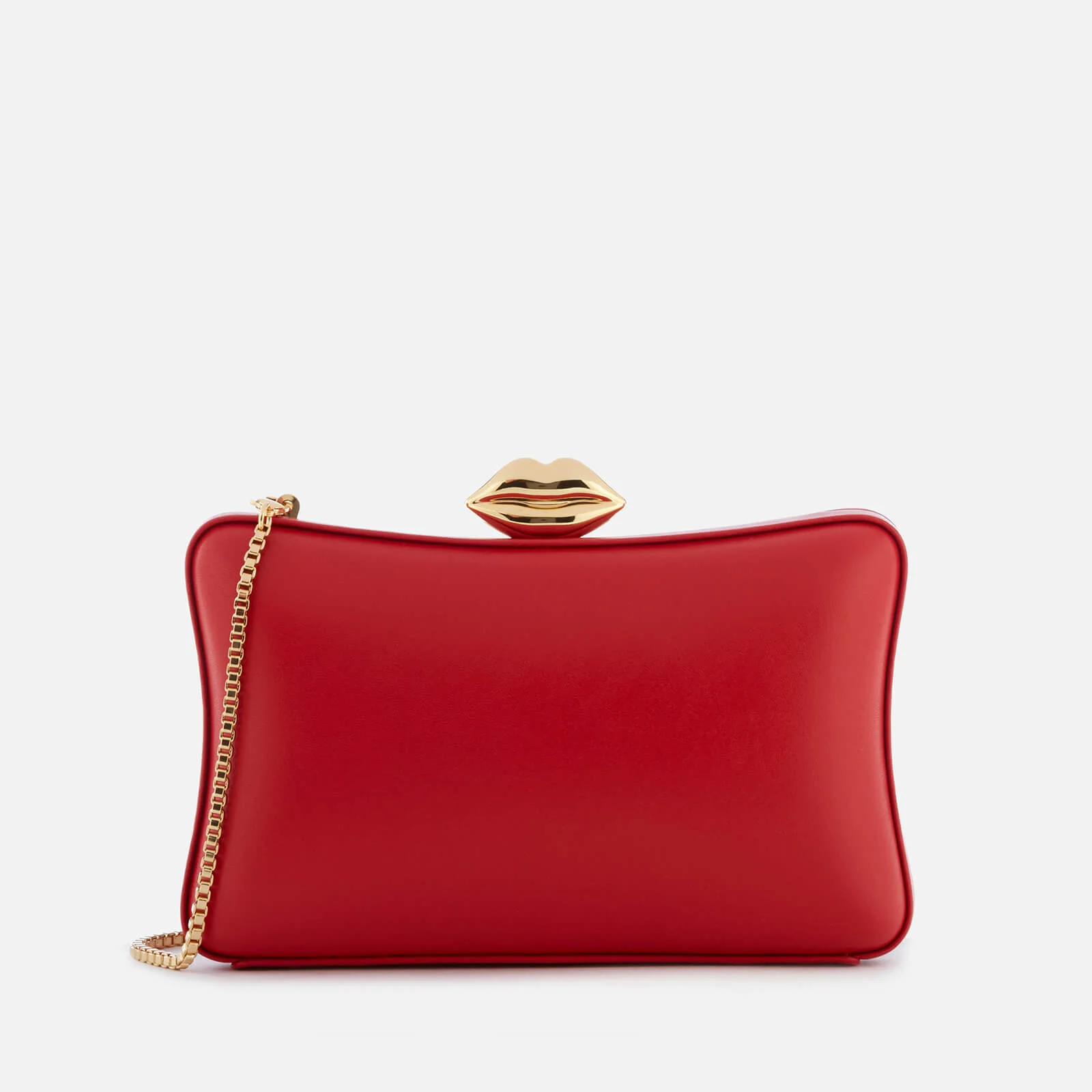 Lulu Guinness Women's Smooth Leather Lavinia Bag - Red Image 1