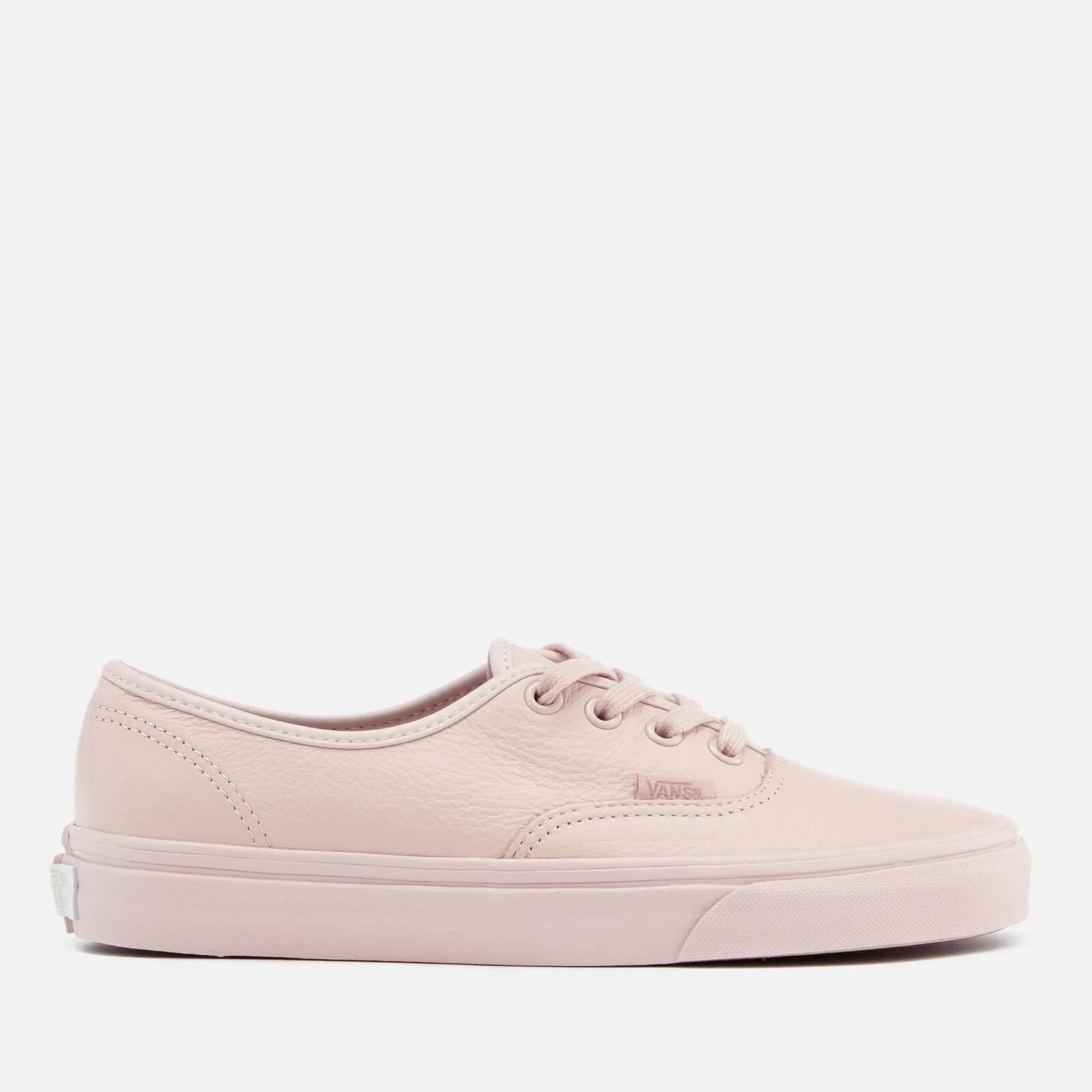 Vans Women's Authentic Leather Trainers - Mono/Sepia Rose Image 1