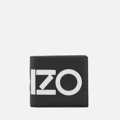 KENZO Men's Icons Bi Fold Wallet - Black