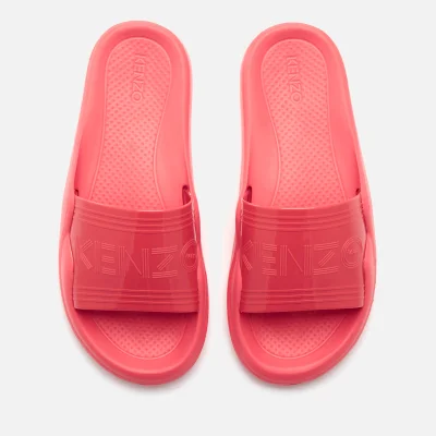 KENZO Women's Pool Side Slip On Sandals - Coral