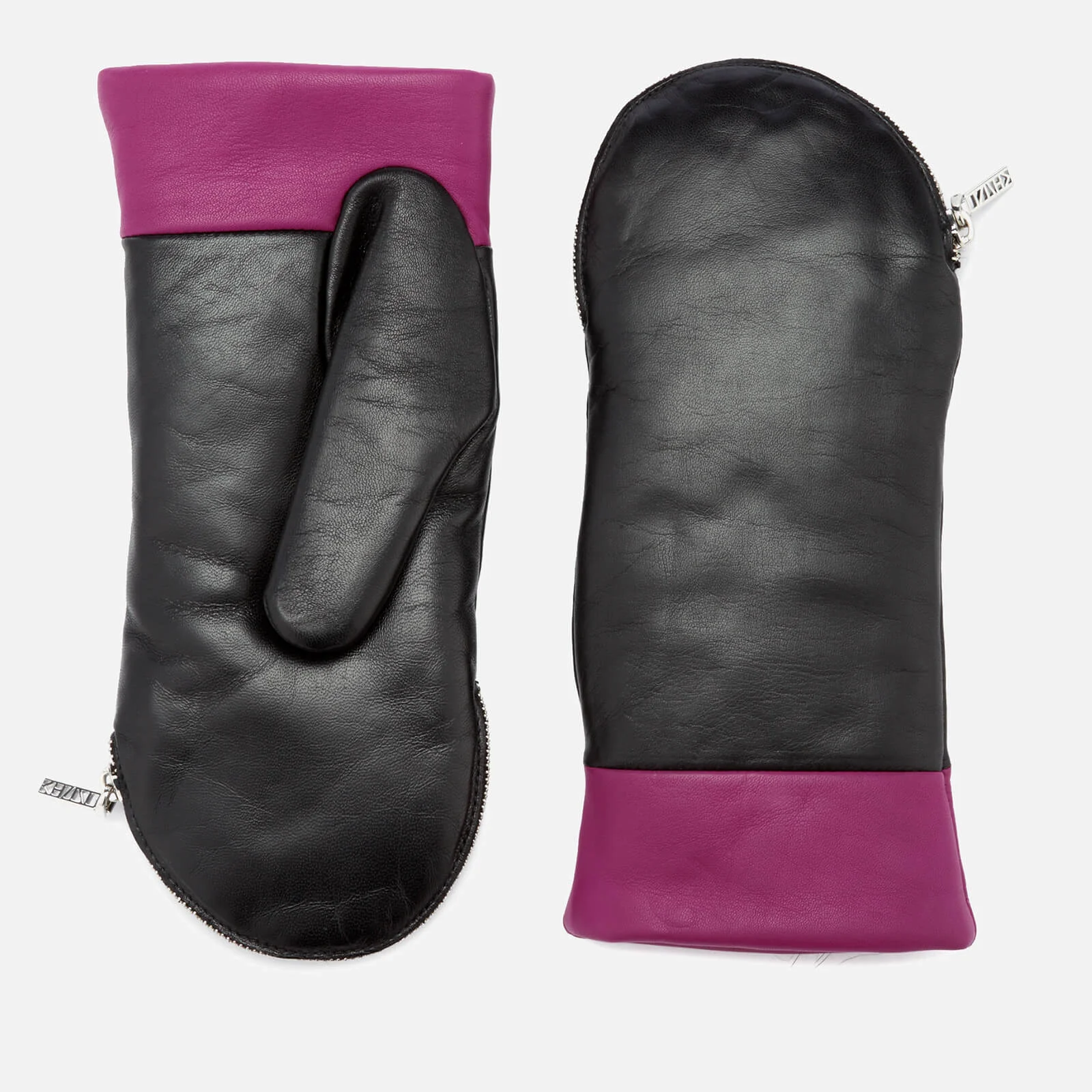 KENZO Women's Essentials Furry Gloves - Black Image 1