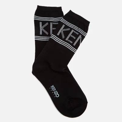 KENZO Women's Kenzo Sport Jacquard Socks - Black