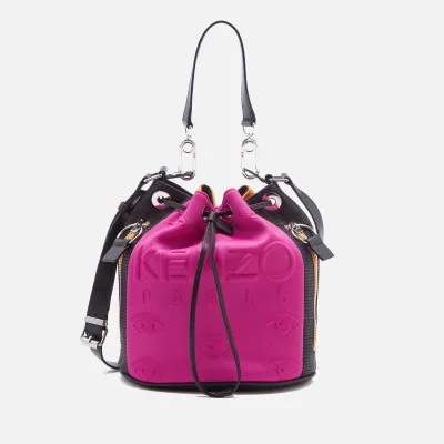 KENZO Women's Neoprene Bucket Bag - Deep Fuchsia