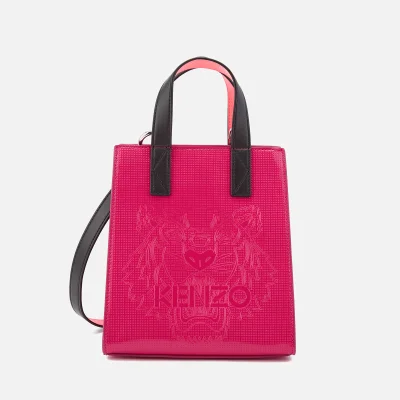 KENZO Women's Icons Horizontal Mini Tote Bag - Deep Fuchsia