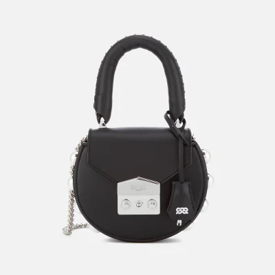 SALAR Women's Mimi Mini Pearl Bag - Black