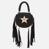 SALAR Women's Mimi Fringe Stud Bag - Black - Image 1